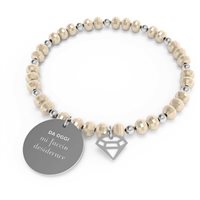 Bracciale 10 Buoni Propositi Donna in Acciaio B5241/CH - B5241/CH